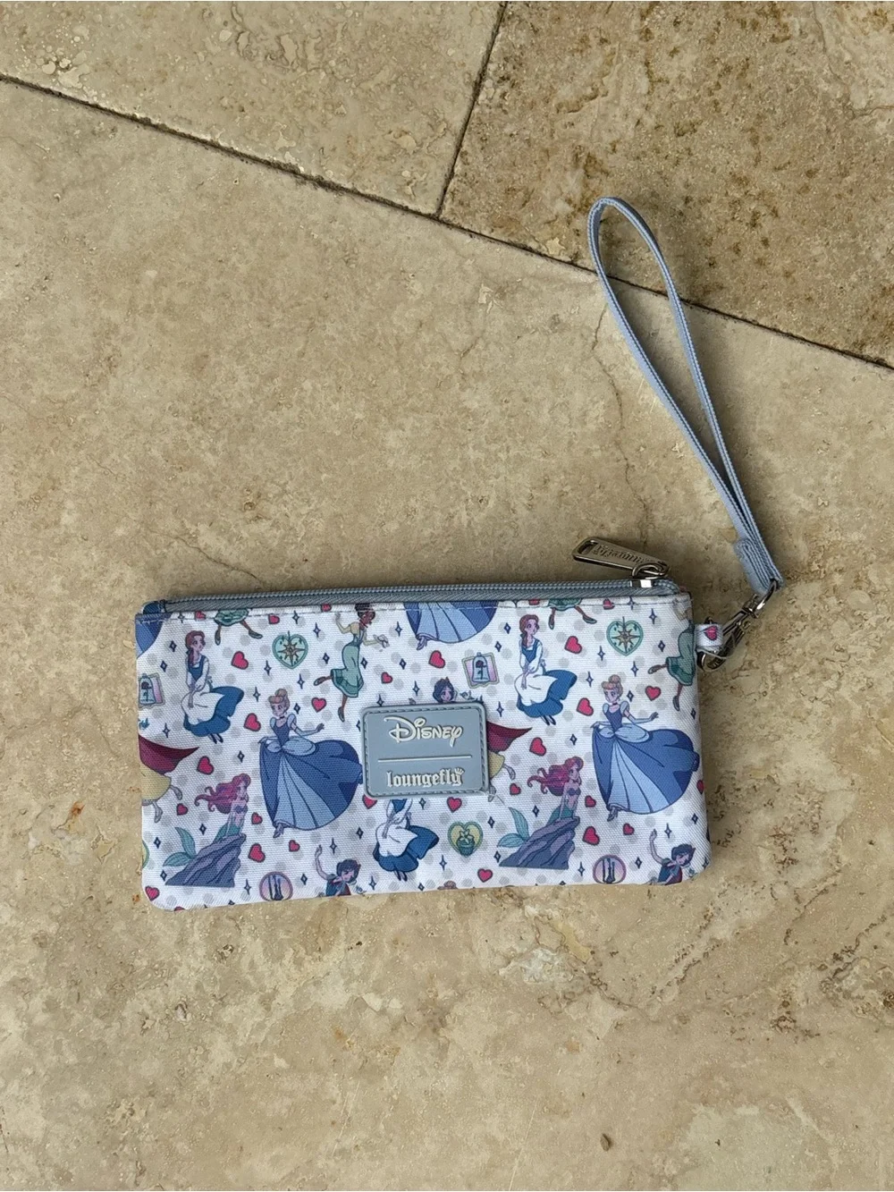 Loungefly Wristlet - Cinderella Blue Print